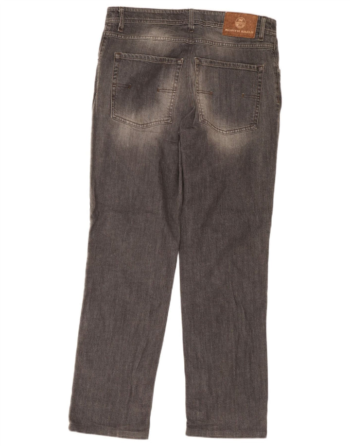 Jeans retos masculinos North Sails W38 L30 algodão cinza