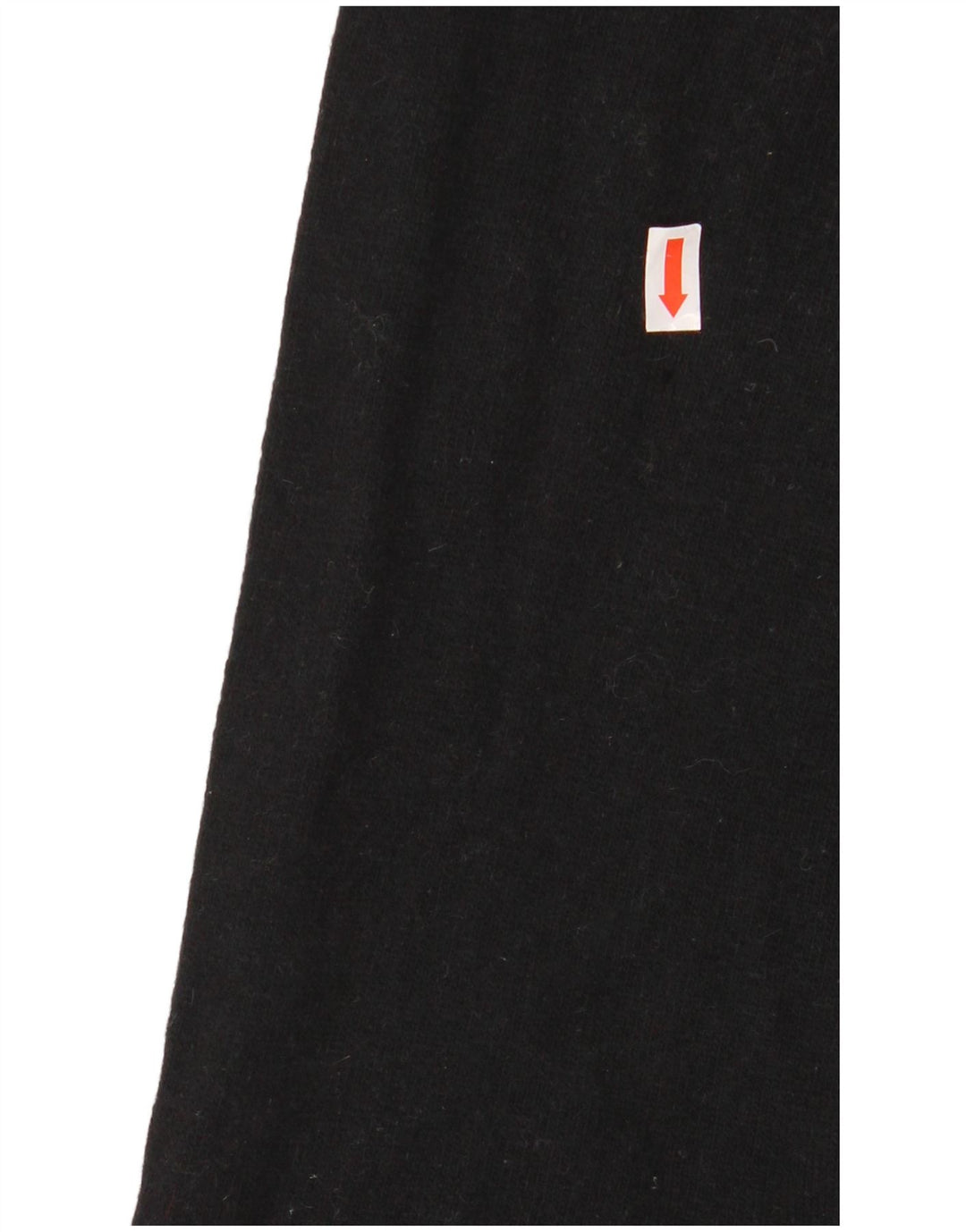 Suéter feminino Benetton com gola redonda IT 50 XL lã preta