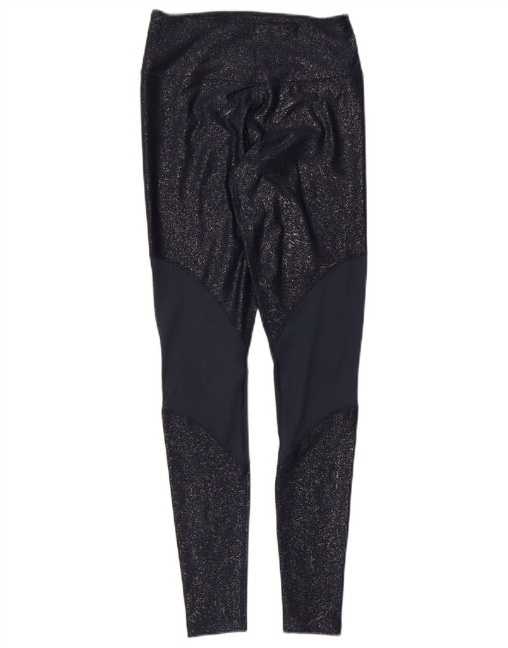 Leggings Nike Feminino UK 4 XS Azul Marinho Colorblock Poliéster