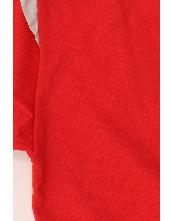 Suéter masculino Lotto com gola redonda e pequeno algodão colorido vermelho