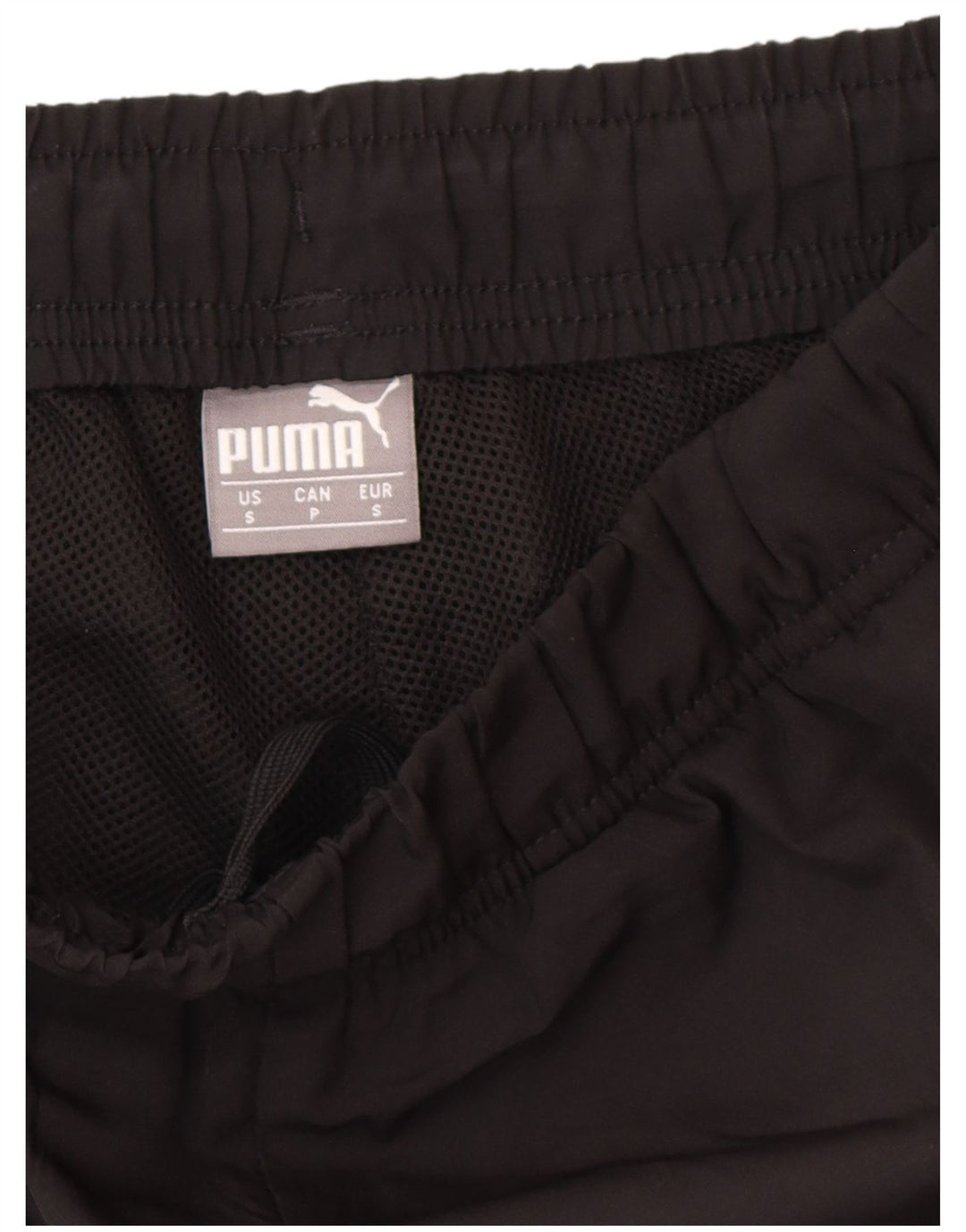 Calça esportiva masculina Puma Graphic Joggers pequena preta