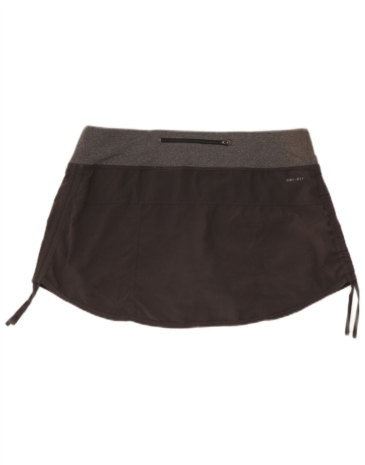 Nike Womens Sport Skort UK 14 Grande Cinza Colourblock Poliéster