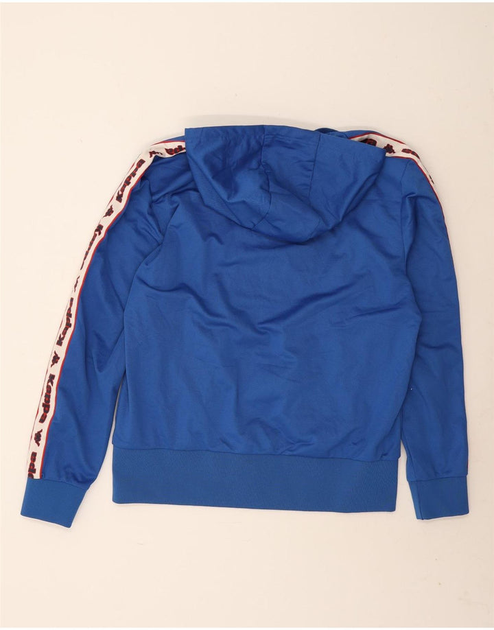 Kappa Mens Graphic Tracksuit Top Jaqueta XL Azul Colourblock Poliéster