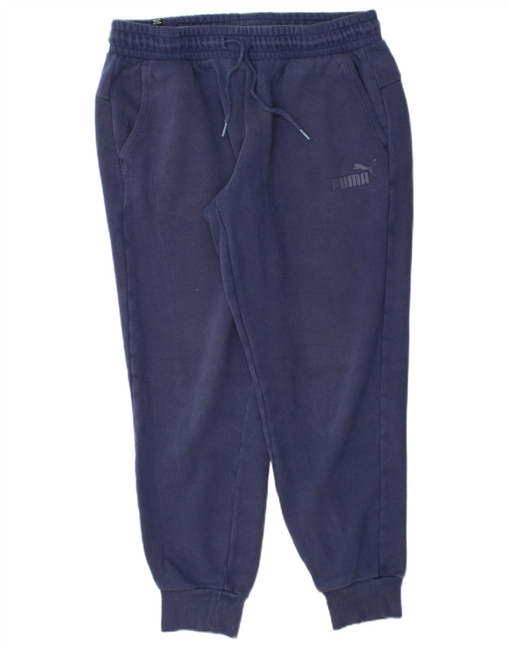 Calça de treino masculina Puma Joggers médio azul marinho