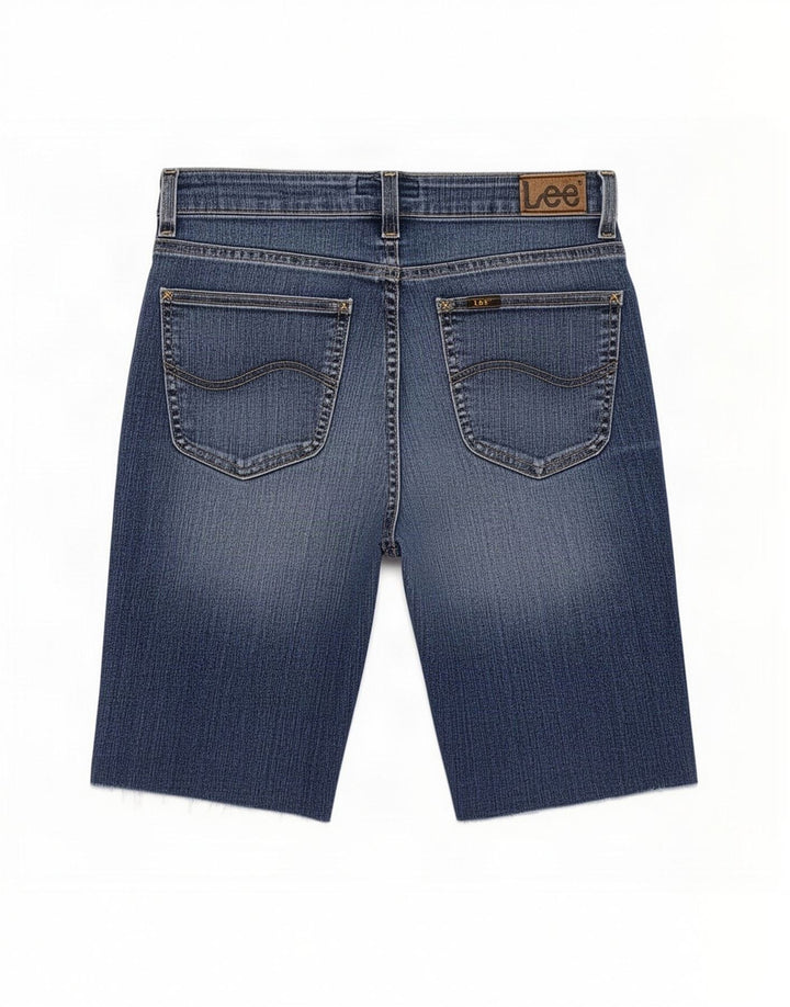 Shorts jeans Cameron feminino Lee W30 algodão azul médio