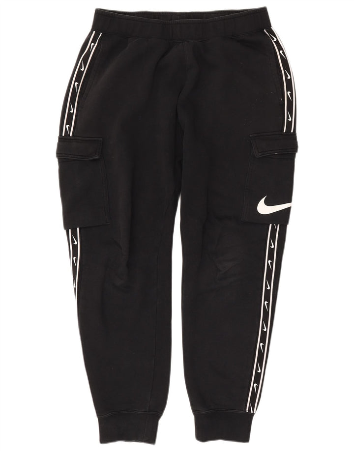 Calça de treino masculina NIKE Graphic Cargo Joggers médio preto algodão