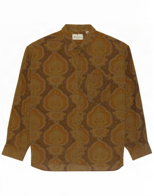 Camisa masculina Bananarama XL marrom Paisley