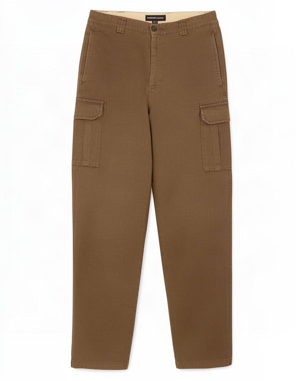 Calça cargo masculina Marlboro Classics EU 50 grande W30 L32 marrom