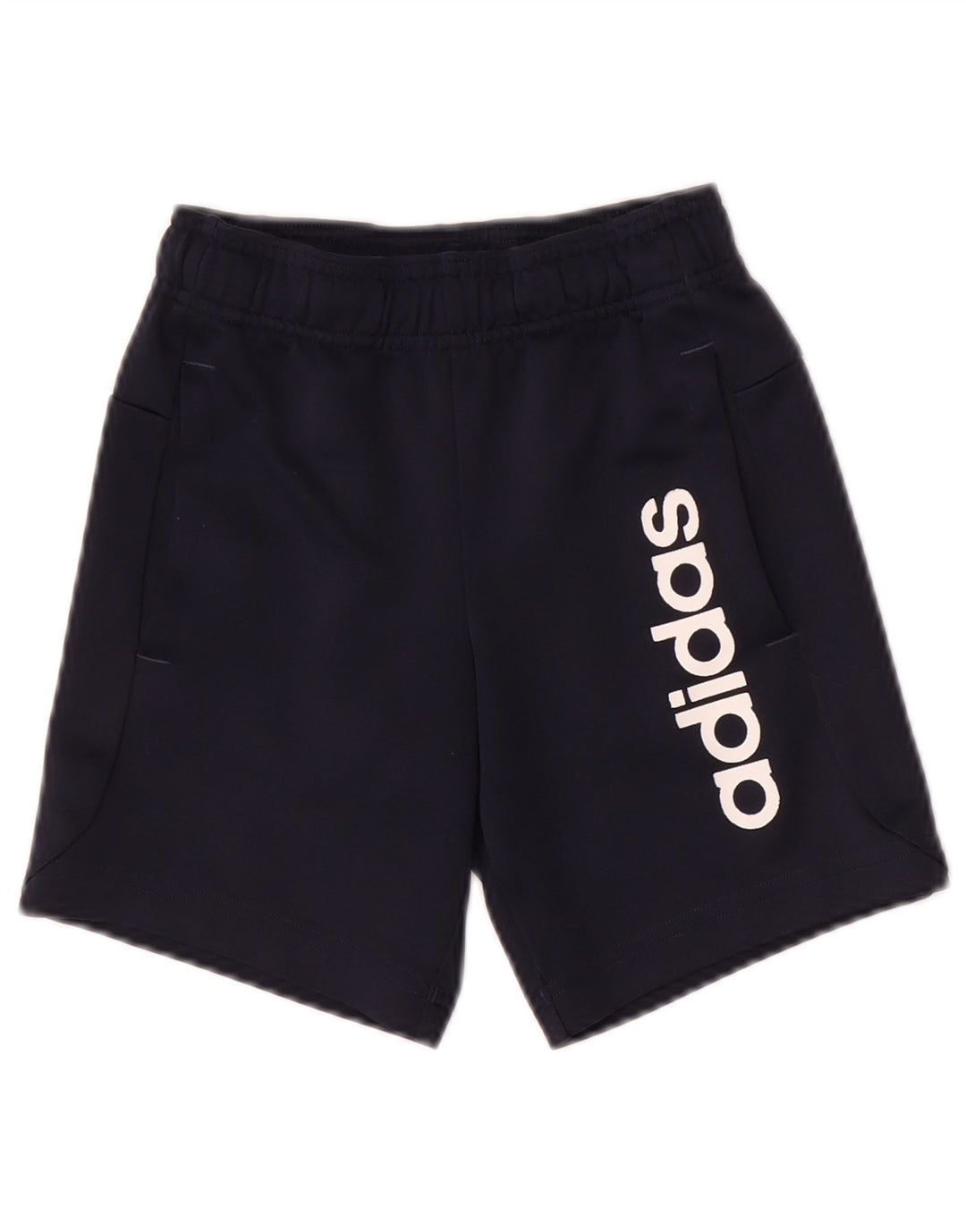 Shorts esportivos gráficos ADIDAS para meninos 7-8 anos azul marinho