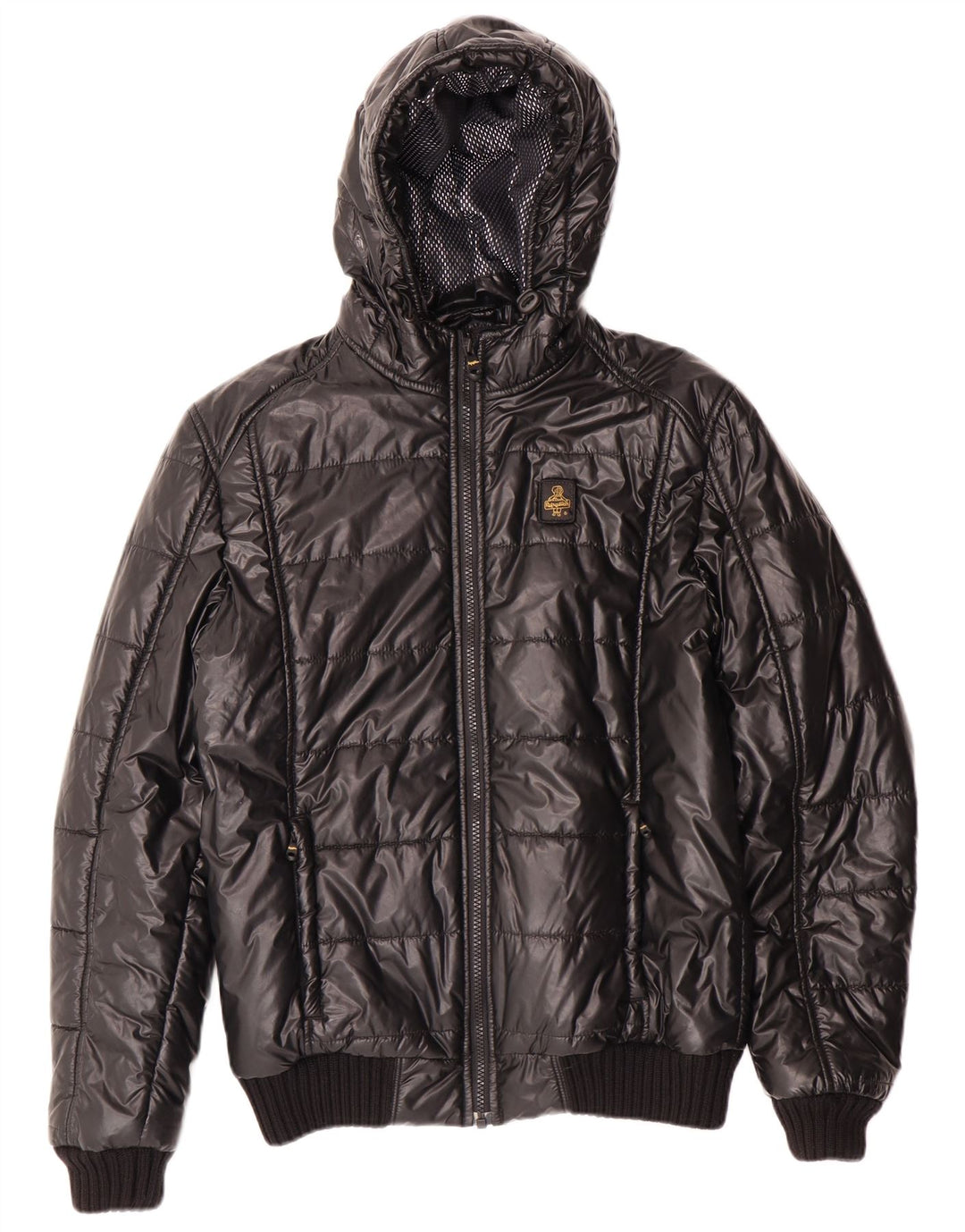 Jaqueta acolchoada com capuz para meninas Refrigiwear 13-14 anos preto inverno