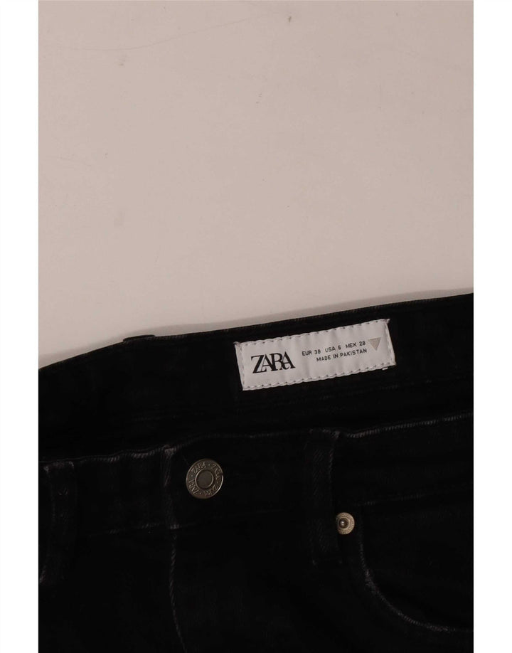 Calça jeans feminina Zara EU 38 pequena W28 L25 preta
