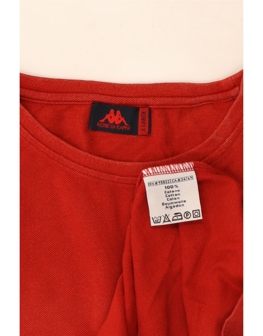Camiseta masculina Kappa Top XL algodão vermelho