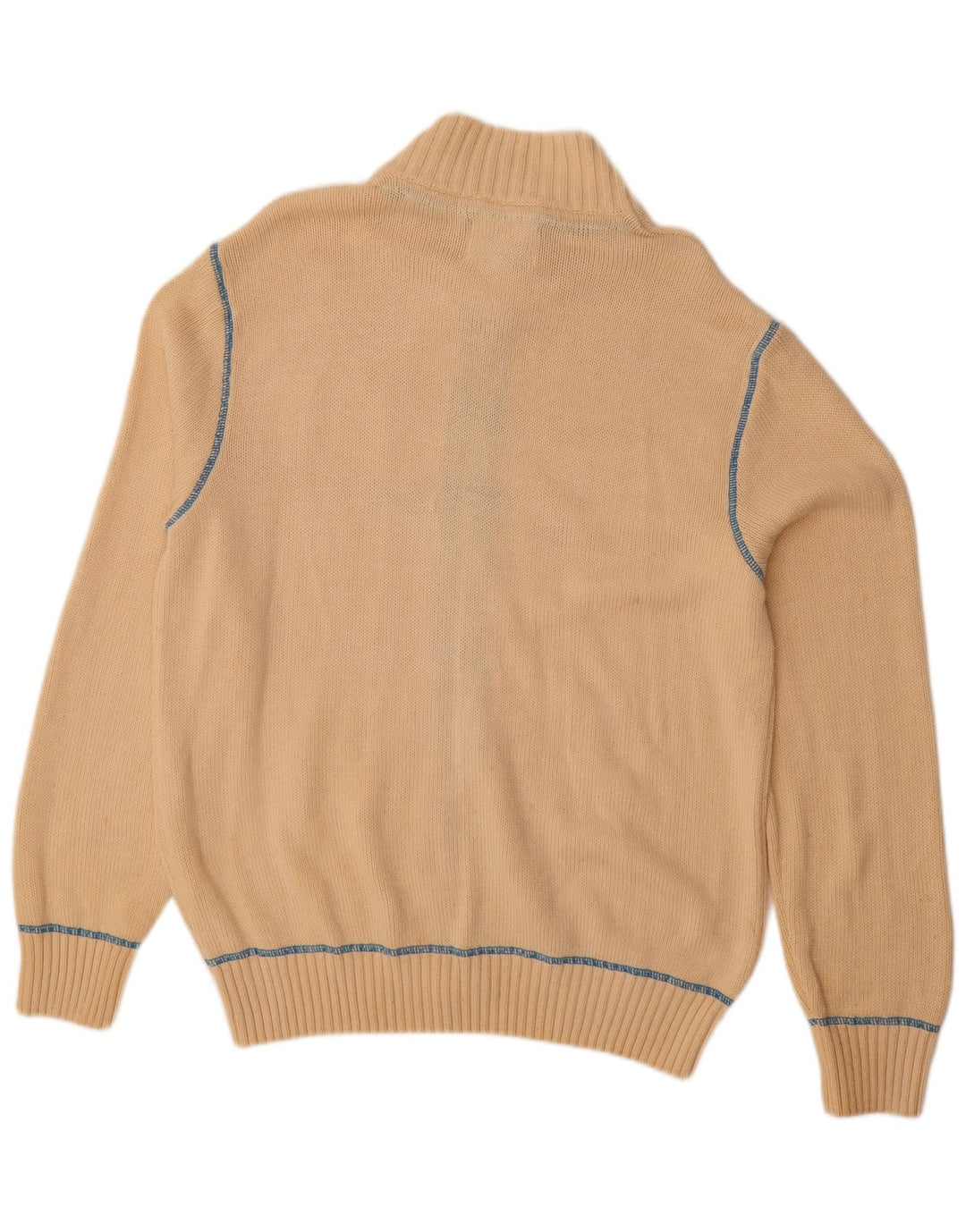 Suéter cardigã masculino WOOLRICH algodão bege XL