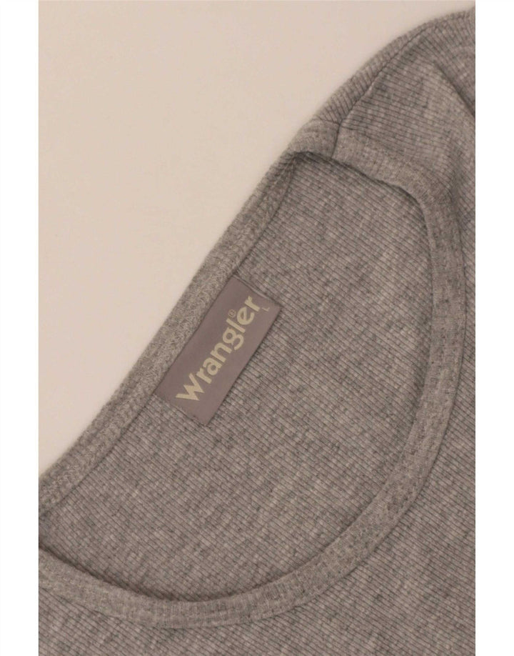 Wrangler Womens Vest Top UK 14 Grande Cinza