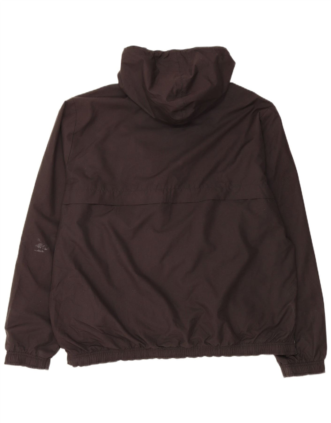 Jaqueta corta-vento masculina Puma com capuz e pulôver UK 42 XL poliéster preto