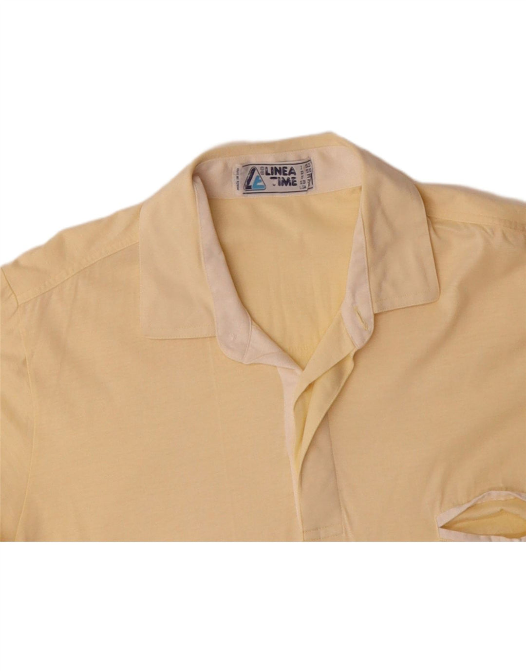 Camisa polo masculina LINEA TIME IT 50 amarelo médio