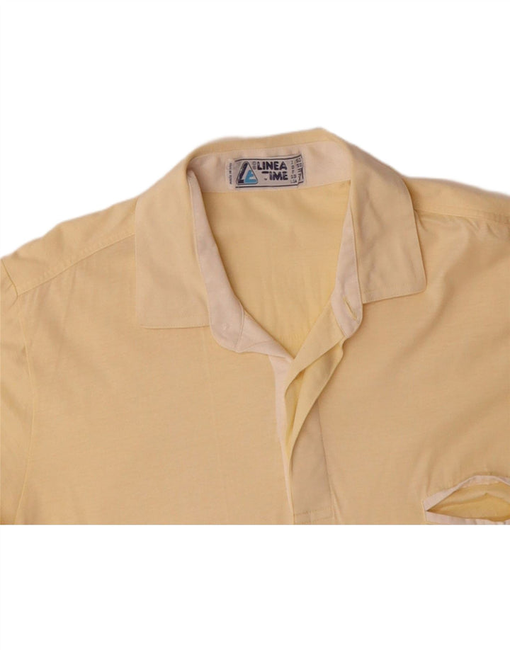 Camisa polo masculina LINEA TIME IT 50 amarelo médio