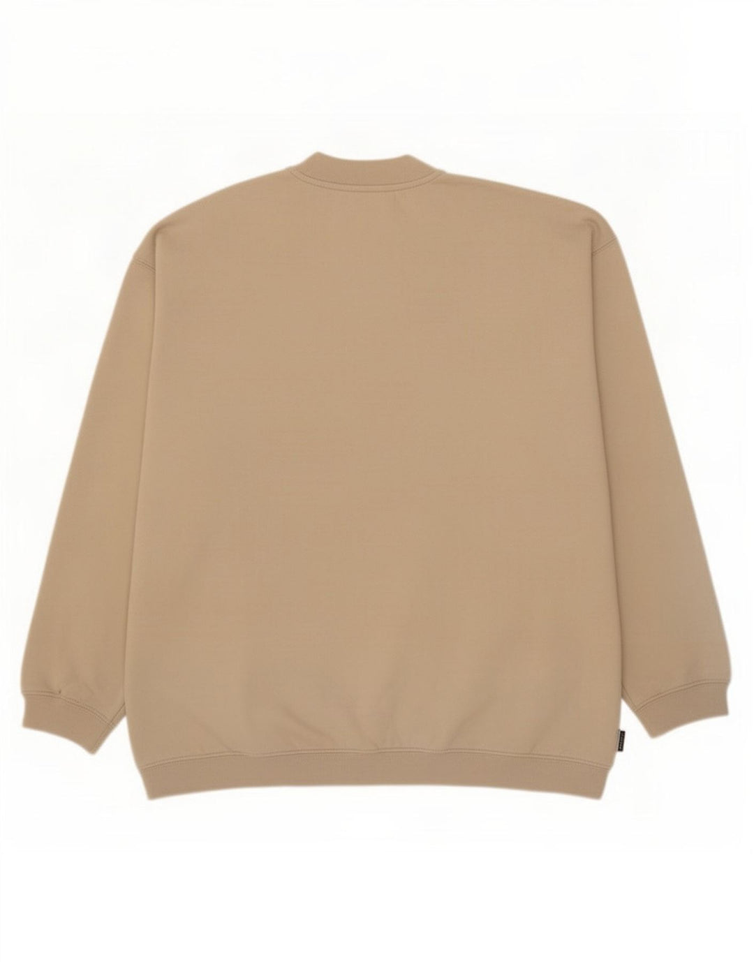 Reebok Mens Moletom Jumper Grande Algodão Bege