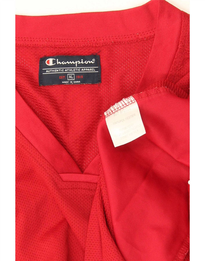 Colete masculino Champion Top XL poliéster vermelho