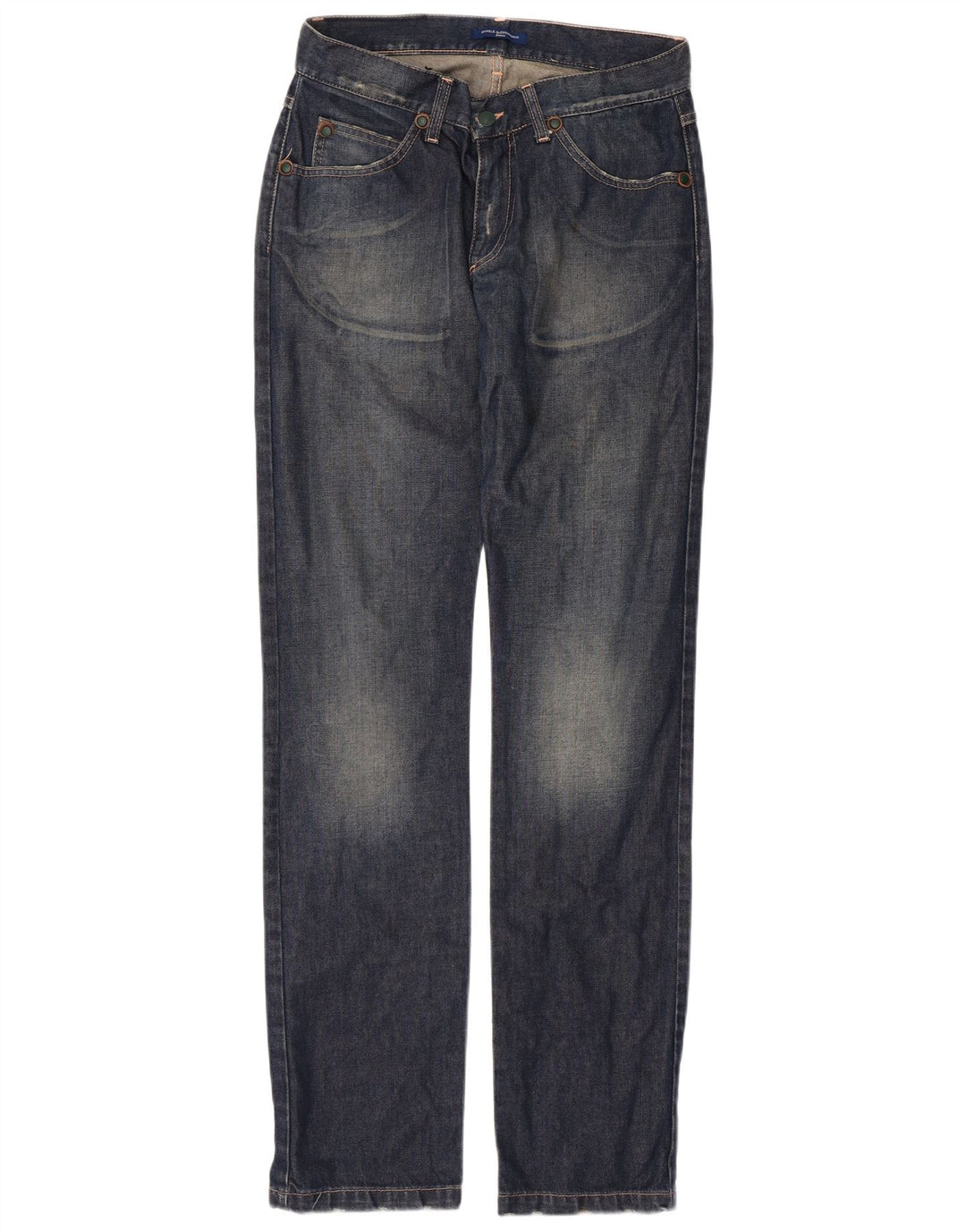 Daniele Alessandrini Calça jeans reta feminina W31 L33 azul algodão
