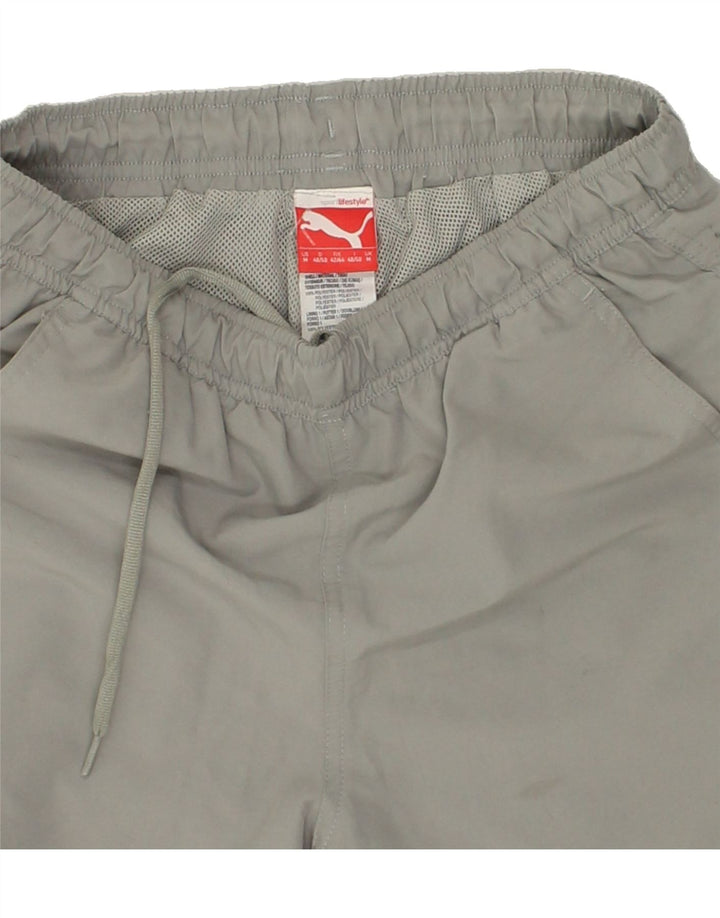 PUMA Mens Tracksuit Trousers Medium Grey Polyester Vintage Puma and Second-Hand Puma from Messina Hembry 