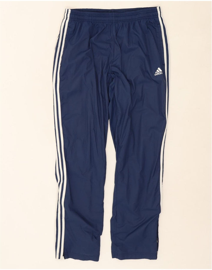 ADIDAS Mens Tracksuit Trousers Large Blue Nylon Vintage Adidas and Second-Hand Adidas from Messina Hembry 