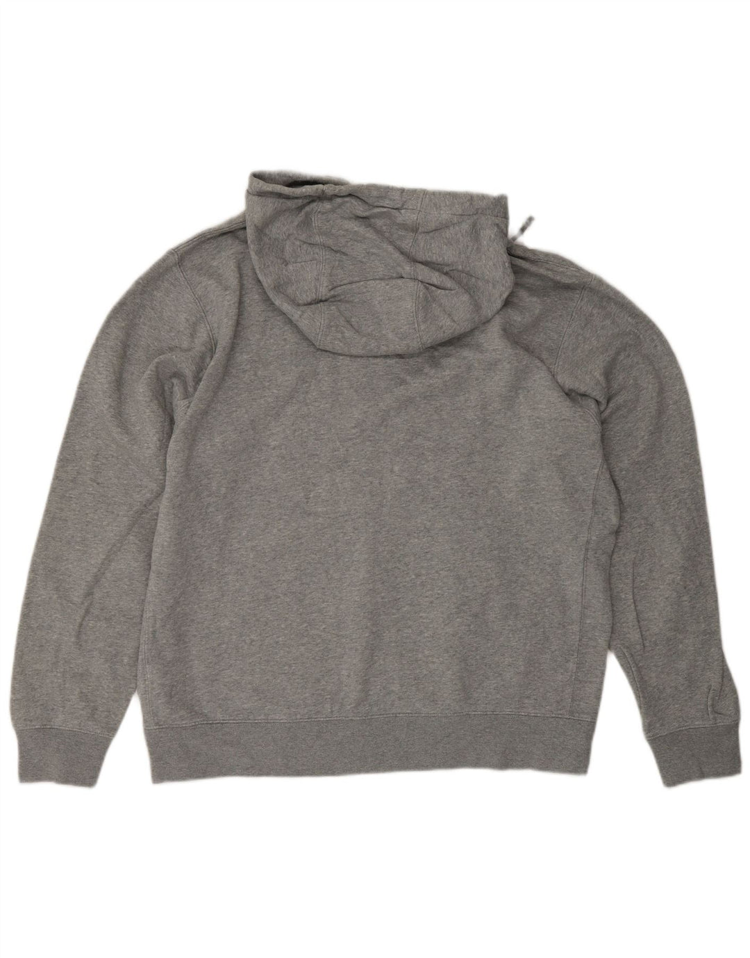 NIKE Mens Hoodie Jumper Grande Cinza Flecked Algodão