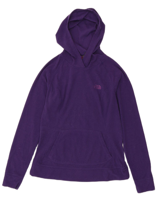 Jumper feminino de lã com capuz The North Face UK 12 poliéster roxo médio