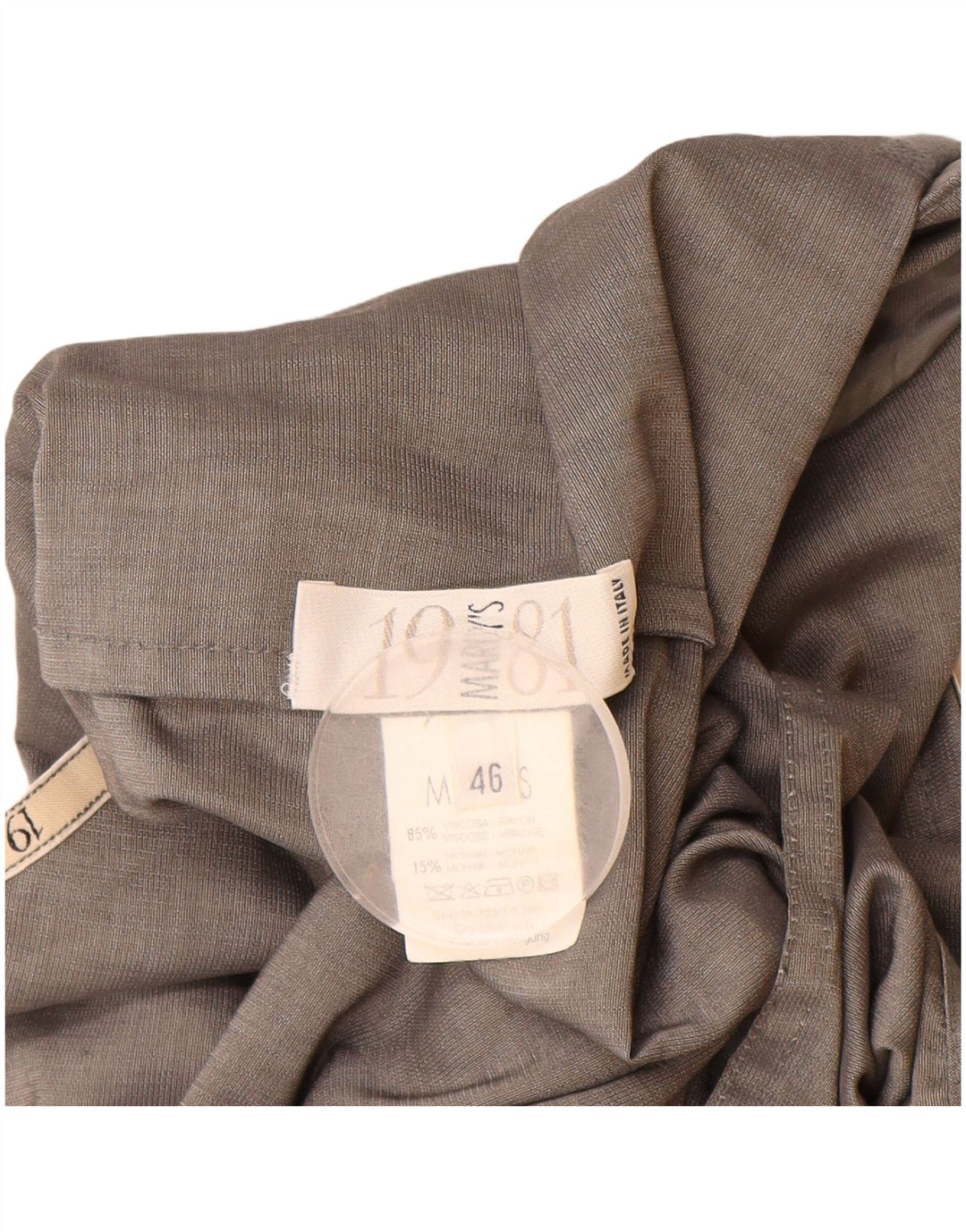 Jaqueta bomber feminina com capuz Marly's 1981 IT 46 Viscose cinza grande