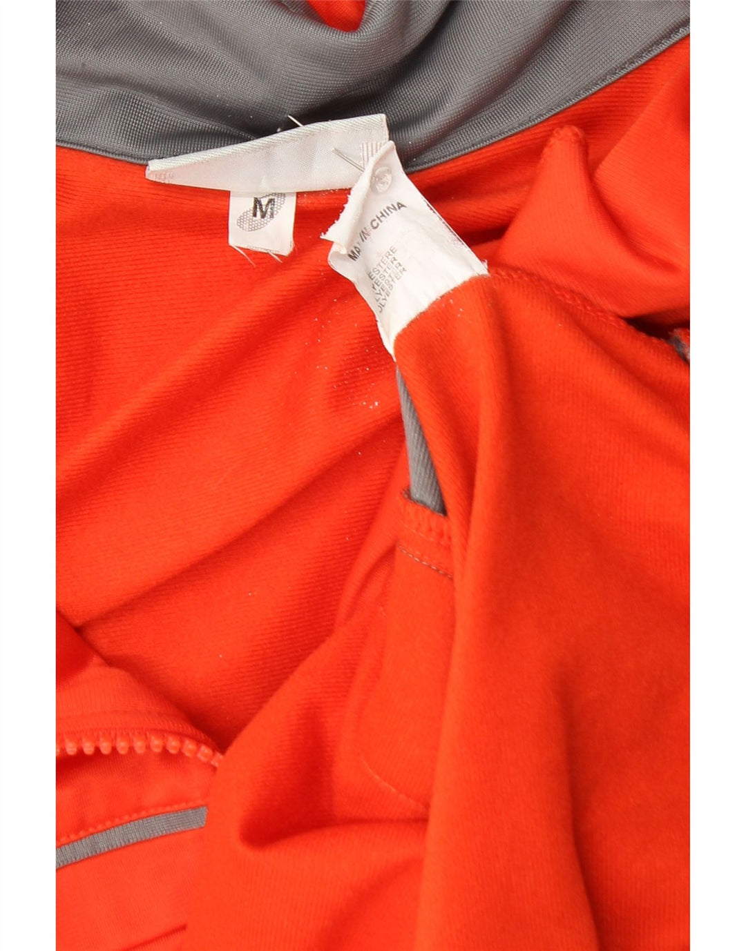 Asics Mens Tracksuit Top Jacket Médio Laranja Colourblock Poliéster