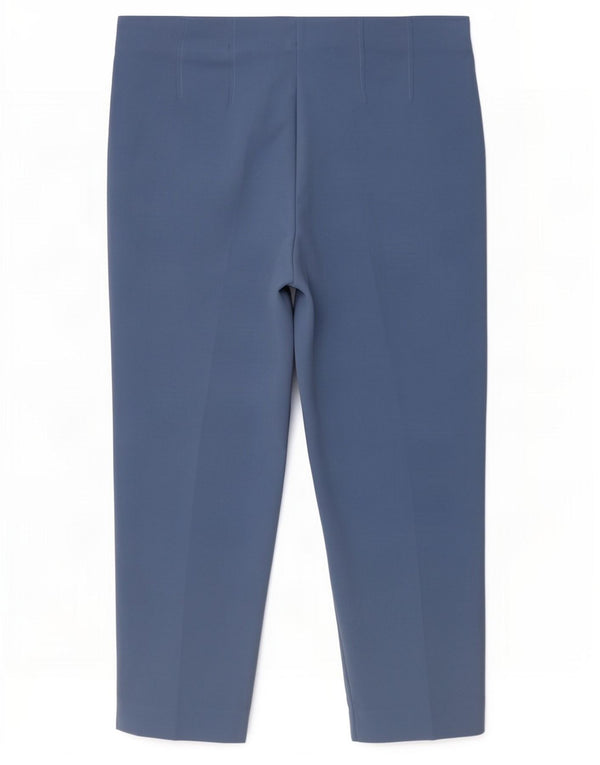 Calças cortadas femininas Marks & Spencer UK 12 médio W30 L24 azul