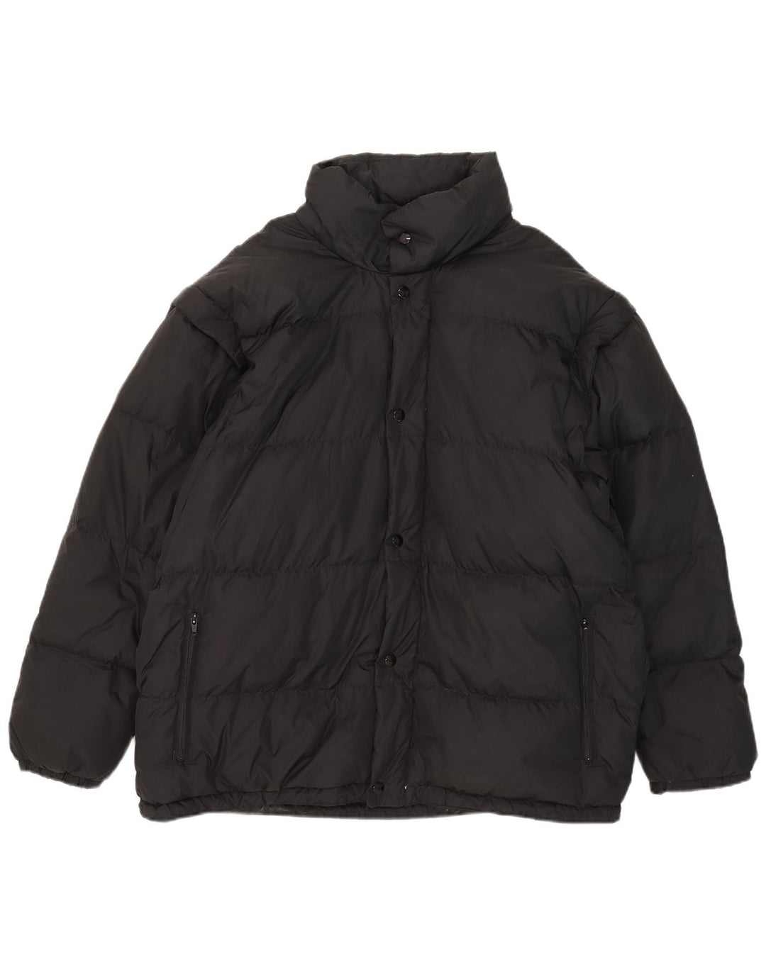 Jaqueta masculina acolchoada com capuz Brugi IT 52 XL poliamida preta