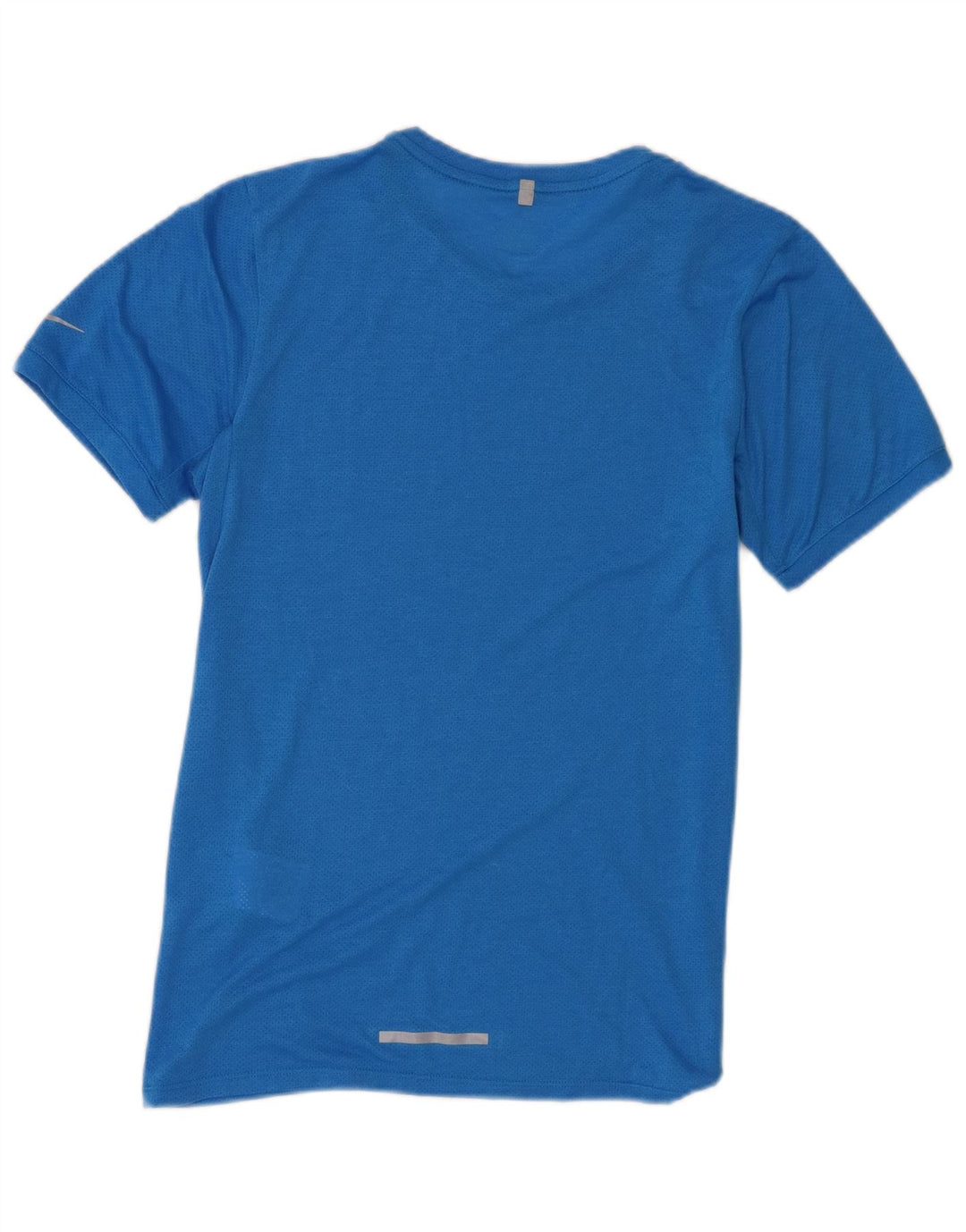 Camiseta masculina Nike Dri Fit Top pequeno azul poliéster