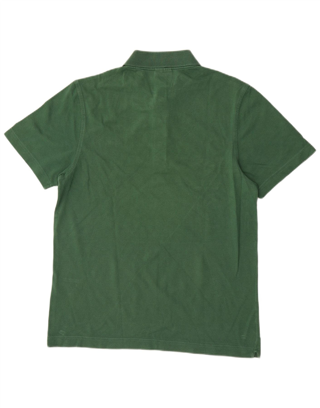 Camisa polo masculina Lacoste tamanho 4 algodão verde médio
