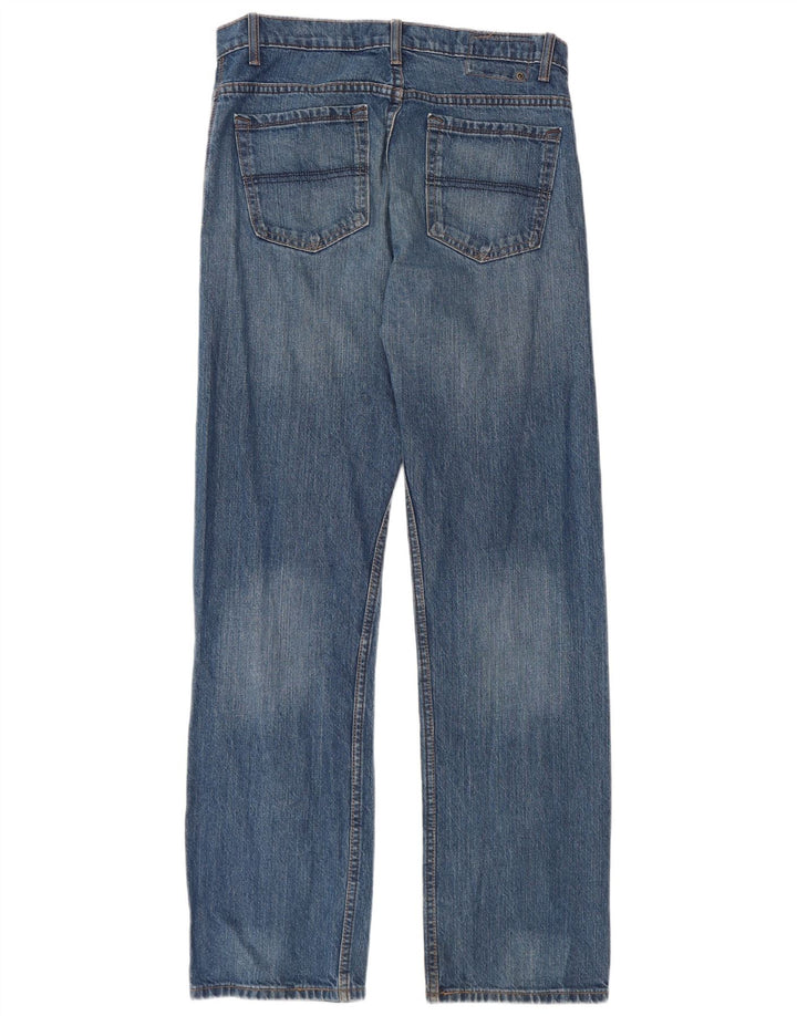 Jeans Marks & Spencer Masculino Blue Harbor Straight W32 L33 Azul Algodão