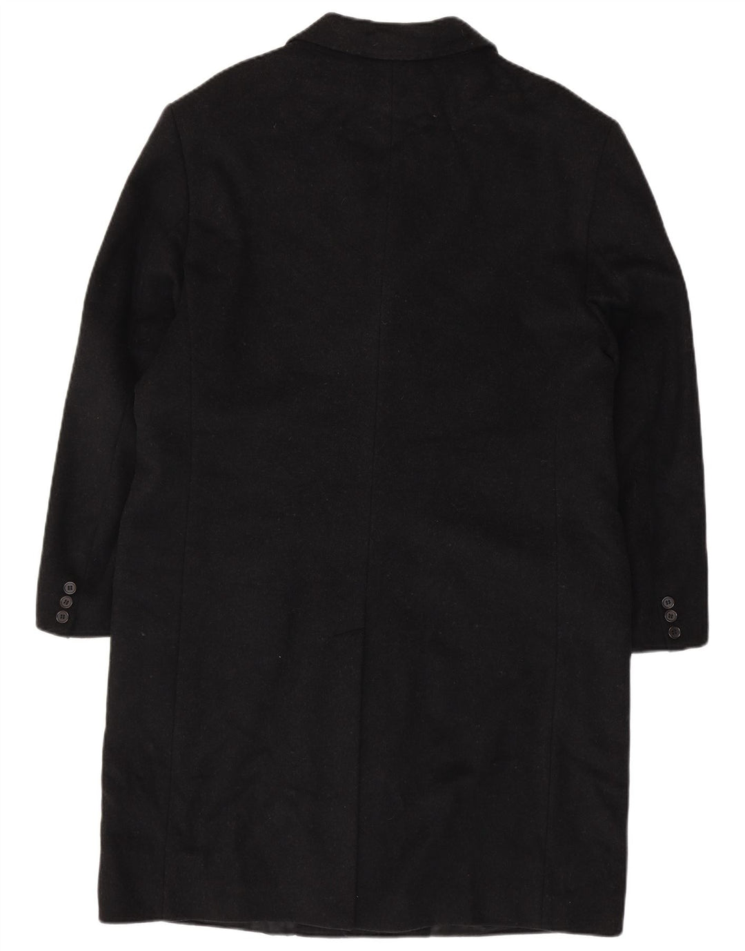 Casaco Chesterfield masculino VINTAGE IT 54 2XL lã preta