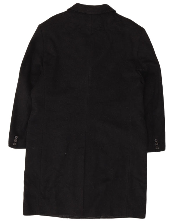 Casaco Chesterfield masculino VINTAGE IT 54 2XL lã preta