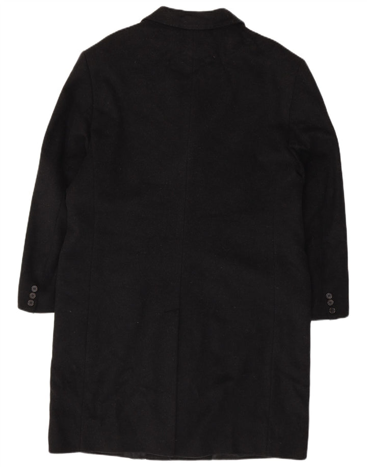 Casaco Chesterfield masculino VINTAGE IT 54 2XL lã preta