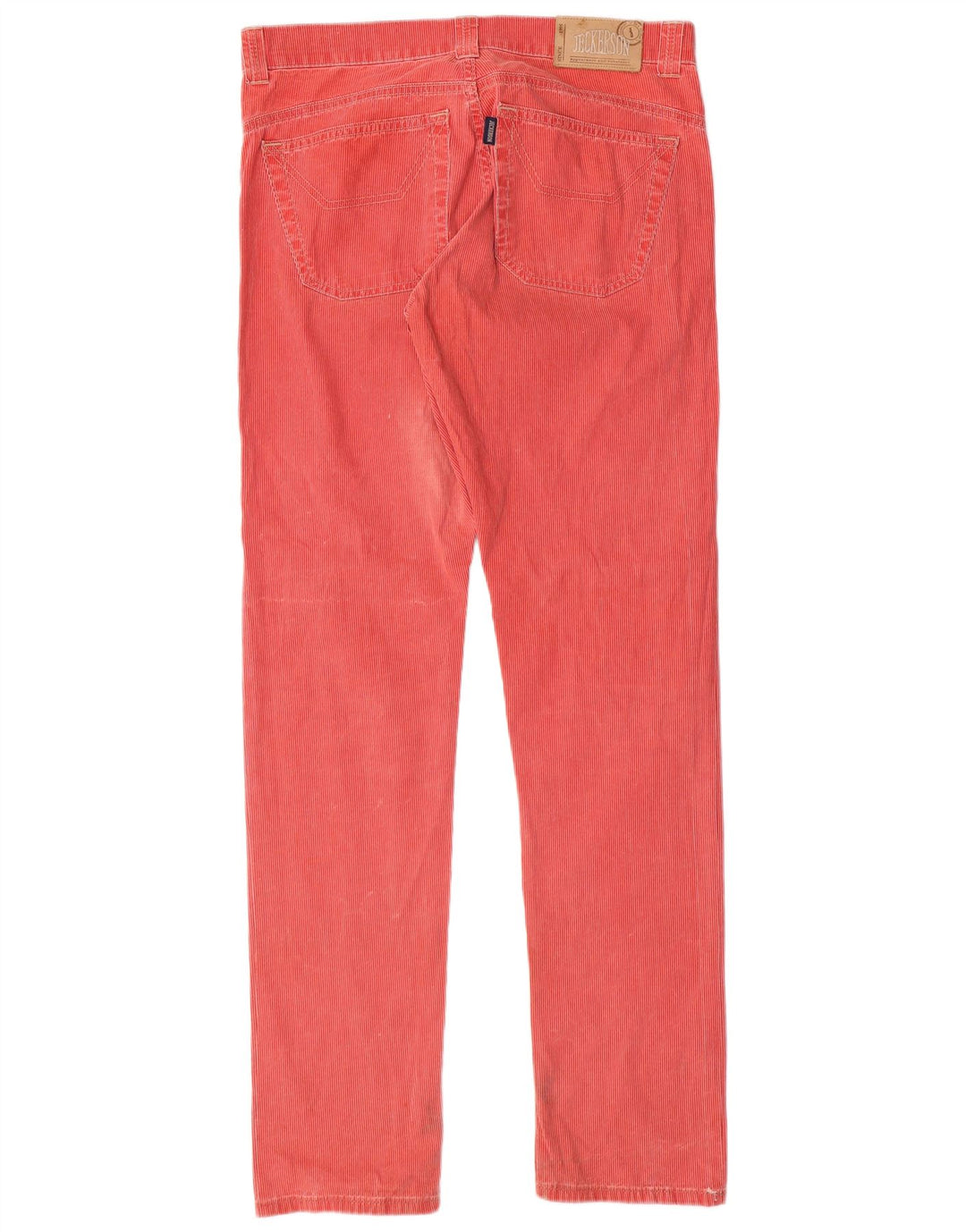 Calça masculina reta de veludo JECKERSON W32 L33 vermelha