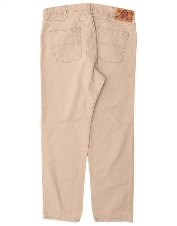 Jeans retos masculinos JINGLERS W38 L30 algodão bege