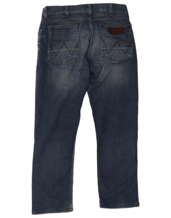 Wrangler Mens Greensboro Straight Jeans W30 L30 Azul