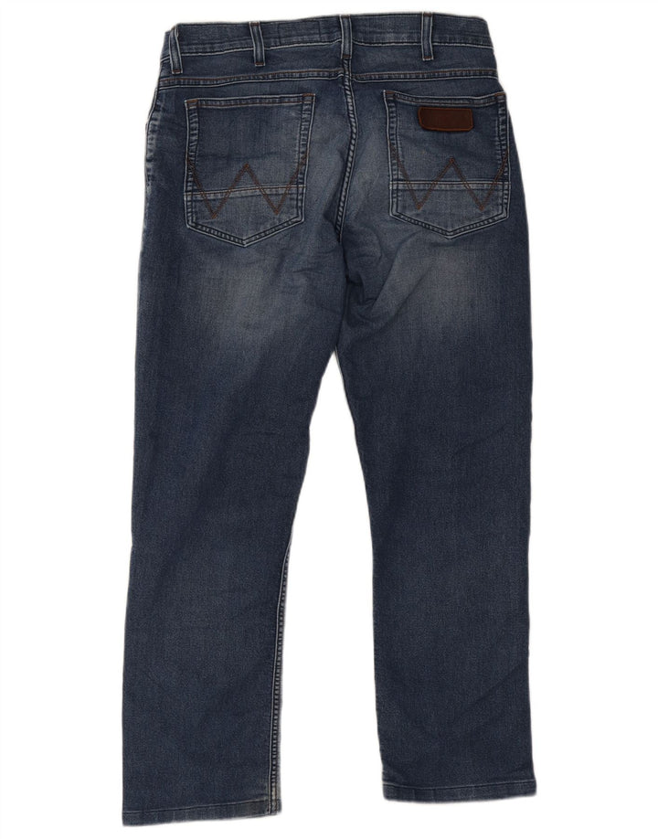 Wrangler Mens Greensboro Straight Jeans W30 L30 Azul