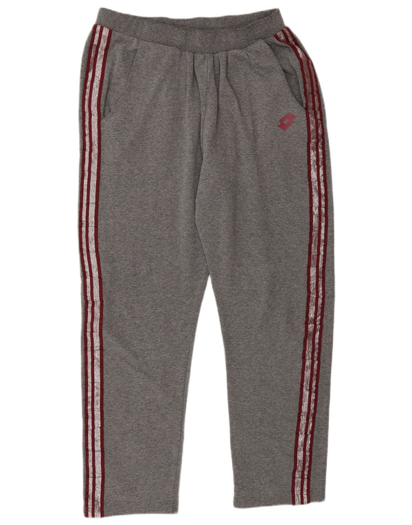 Lotto Womens Tracksuit Trousers UK 18 XL  Grey Cotton