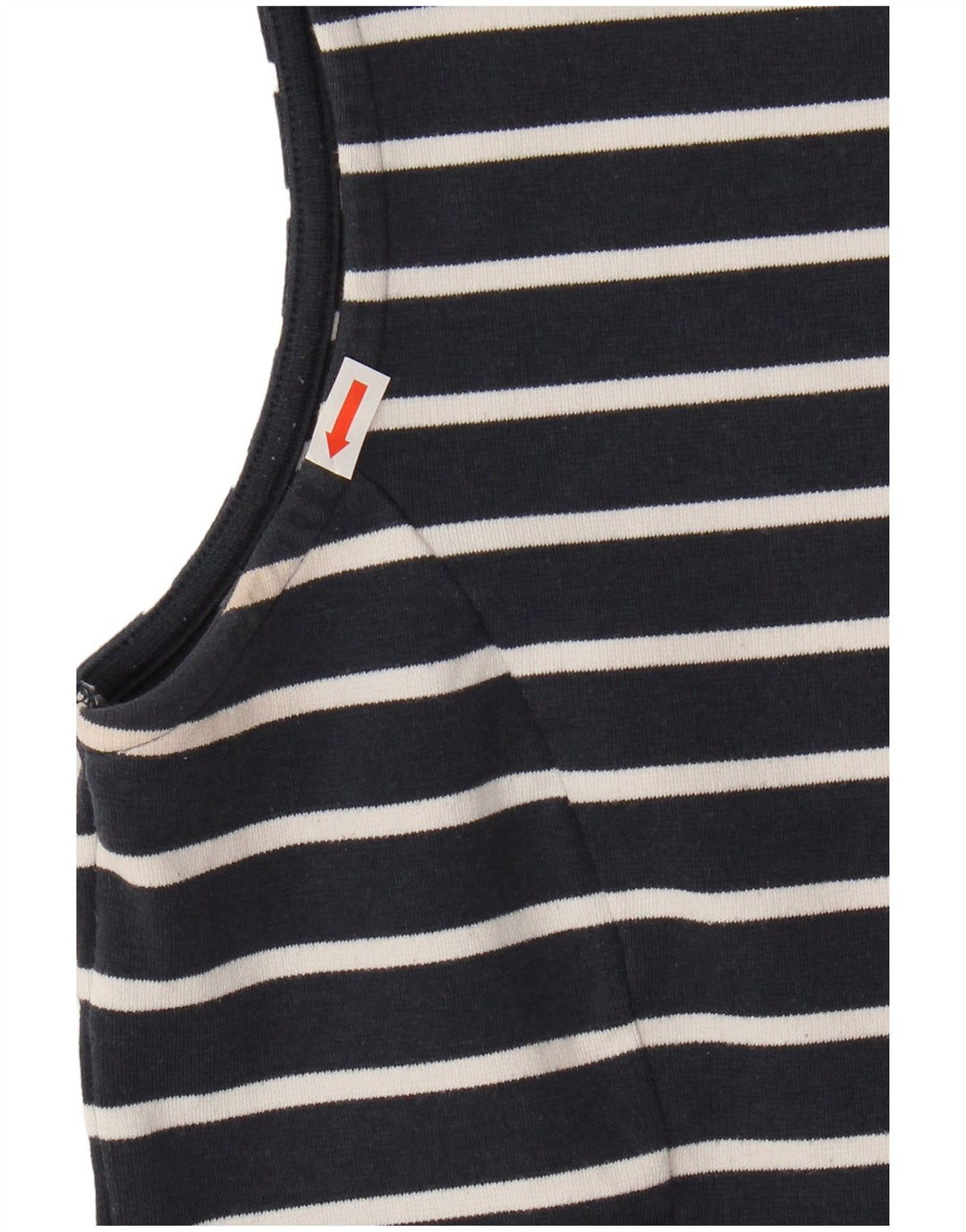 Blusa feminina Jack Wills Reino Unido 8 pequena listrada azul marinho náutica