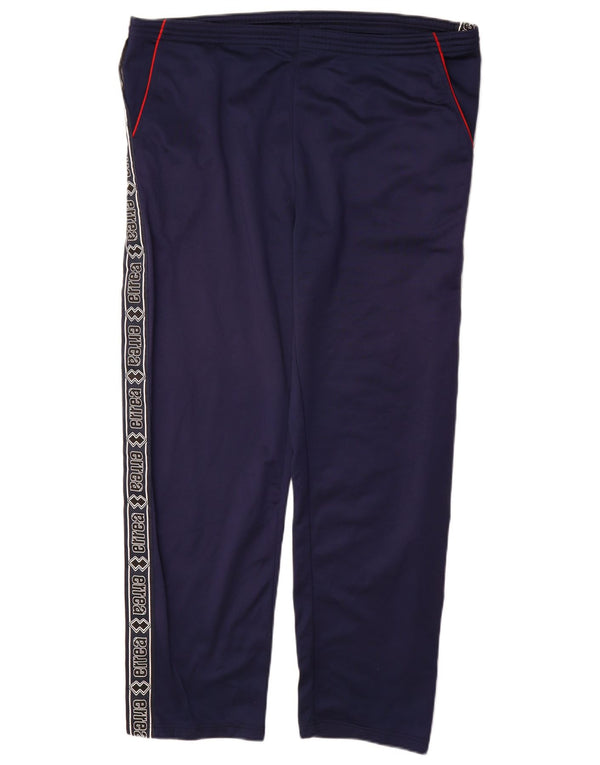 Calça de treino masculina Errea Graphic 2XL azul marinho colorblock