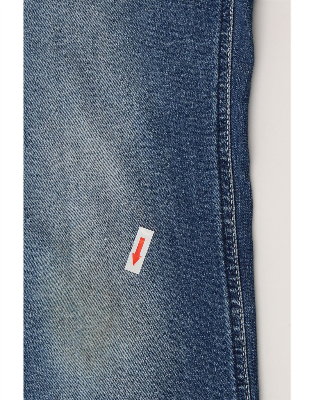 Gas Mens Slim Jeans W36 L34 Azul Algodão