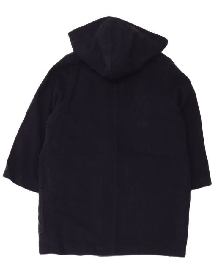 LAURA ASHLEY Casaco feminino grande com capuz e capuz Reino Unido 14 grande azul marinho