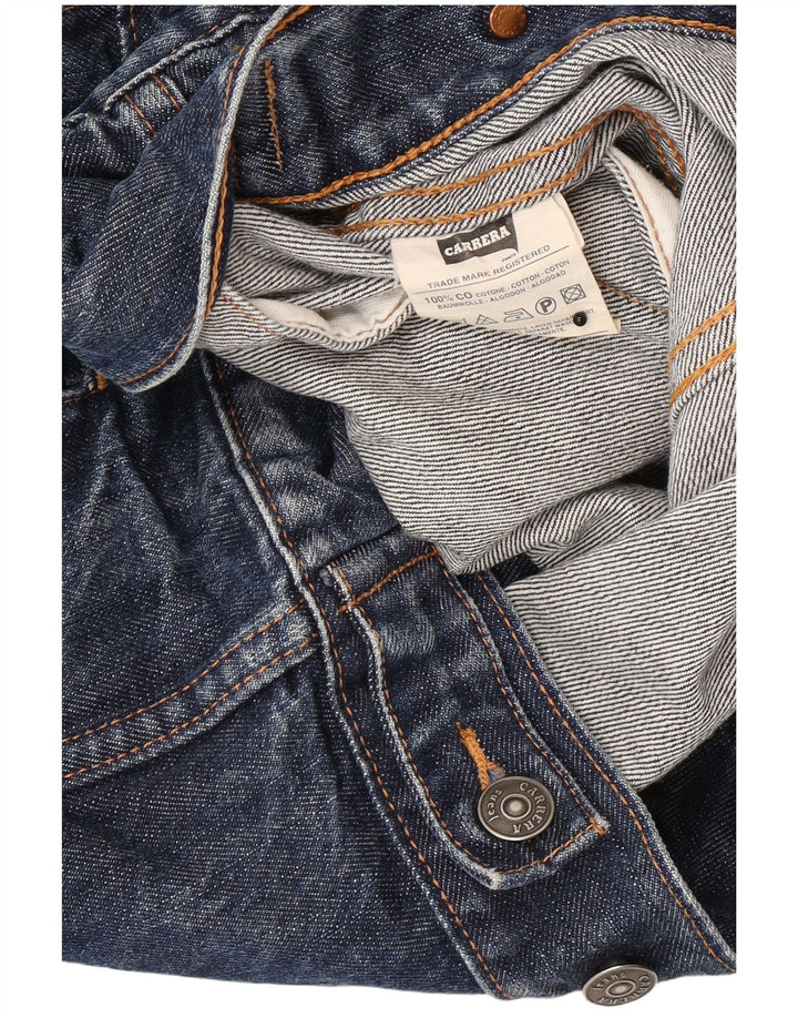Jaqueta jeans masculina Carrera UK 42 XL azul marinho algodão