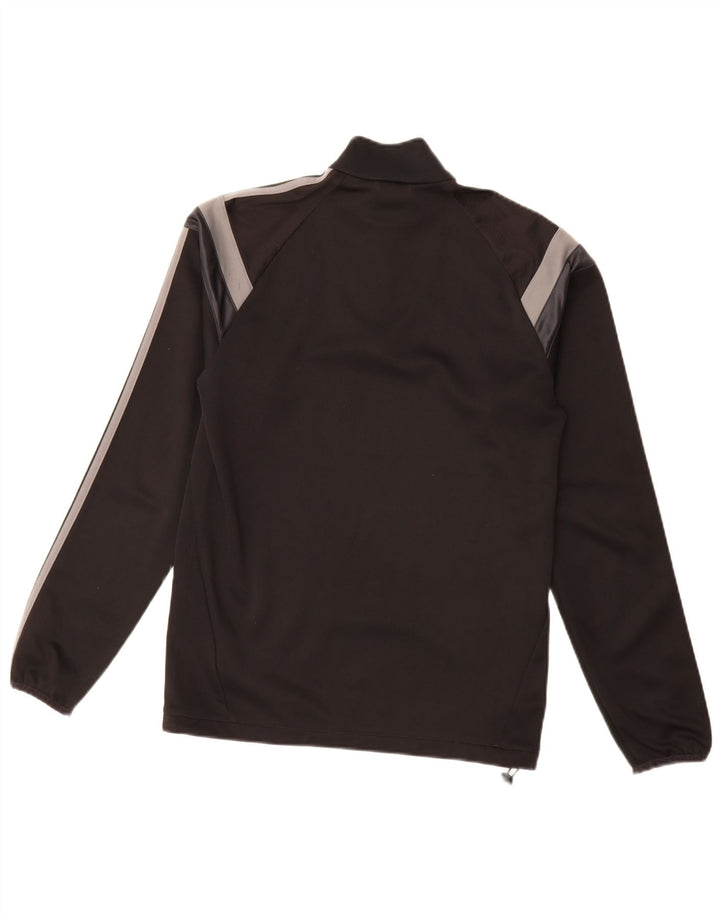 Adidas Mens Climacool Zip Neck Pullover Treino Top XS Preto Colourblock