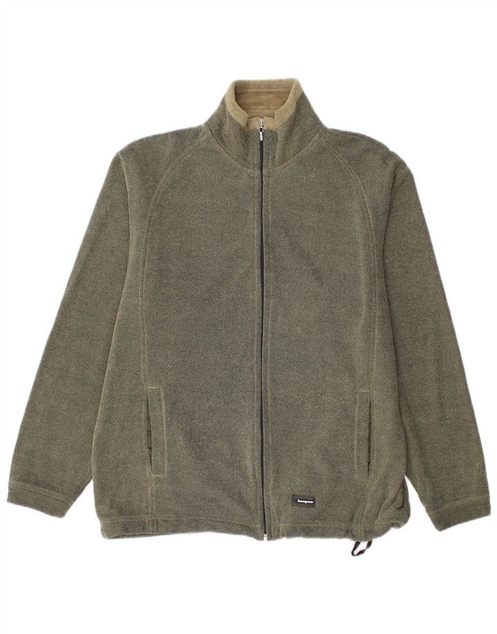 Jaqueta masculina Champion de agasalho grande de algodão cáqui